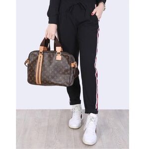 LV Fashion Bag Monogram Canvas Sac Bosphore Brown